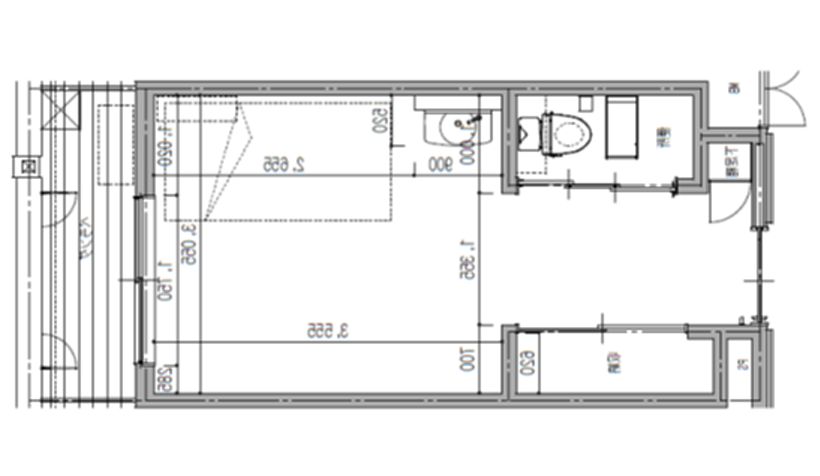 居室例(Cタイプ間取り図)